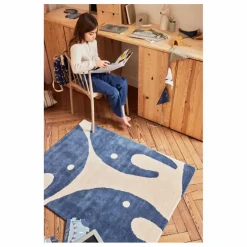 Tapis Eléphant | Bleu marine