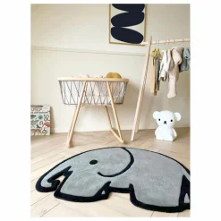 Tapis Eléphant Miffy | Gris