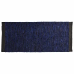 Tapis en coton recyclé Matt | Bleu