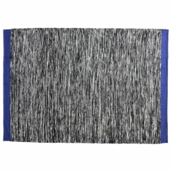 Tapis en coton recyclé Matt | Noir