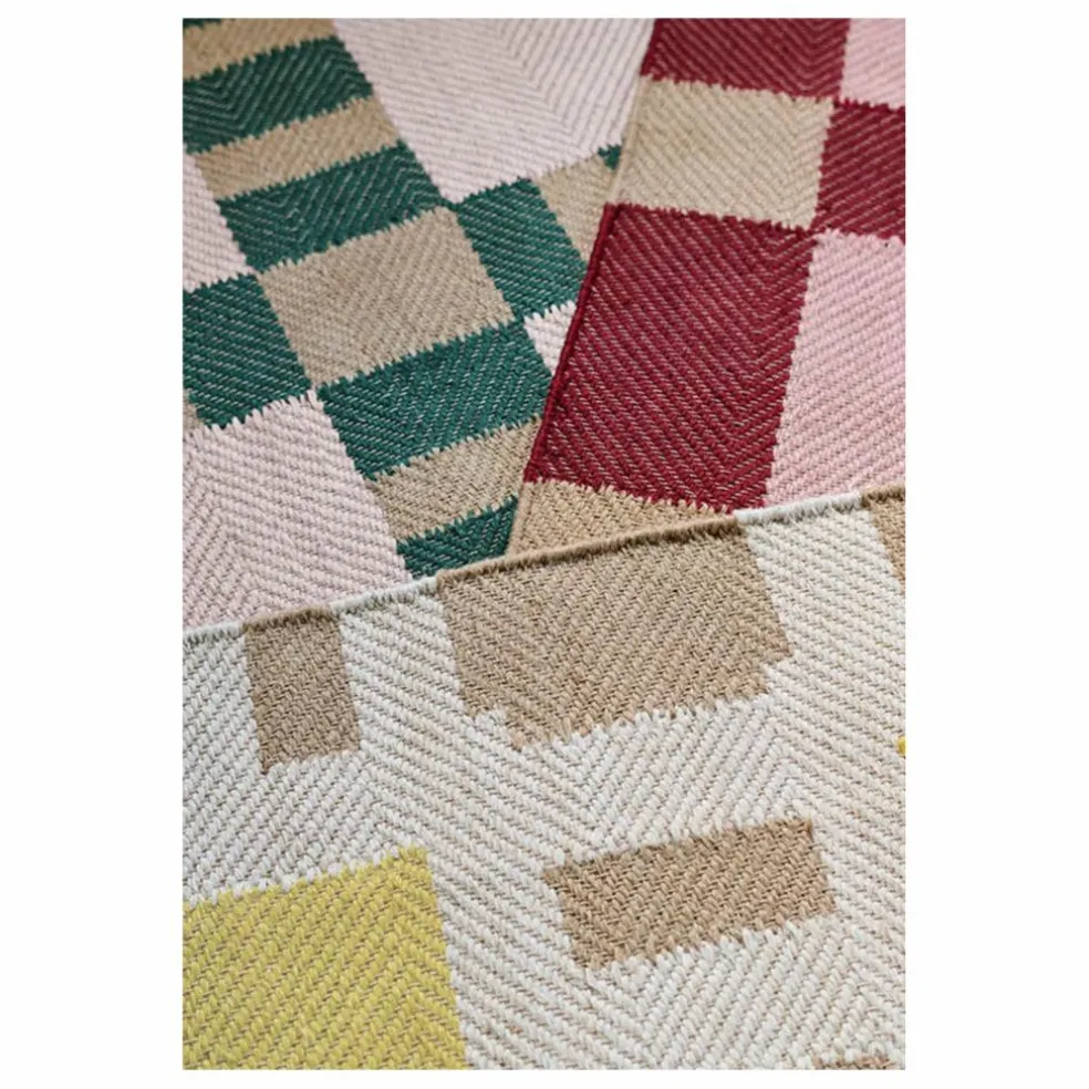 Tapis en jute Late Breakfast, Evelina Kroon | Vert