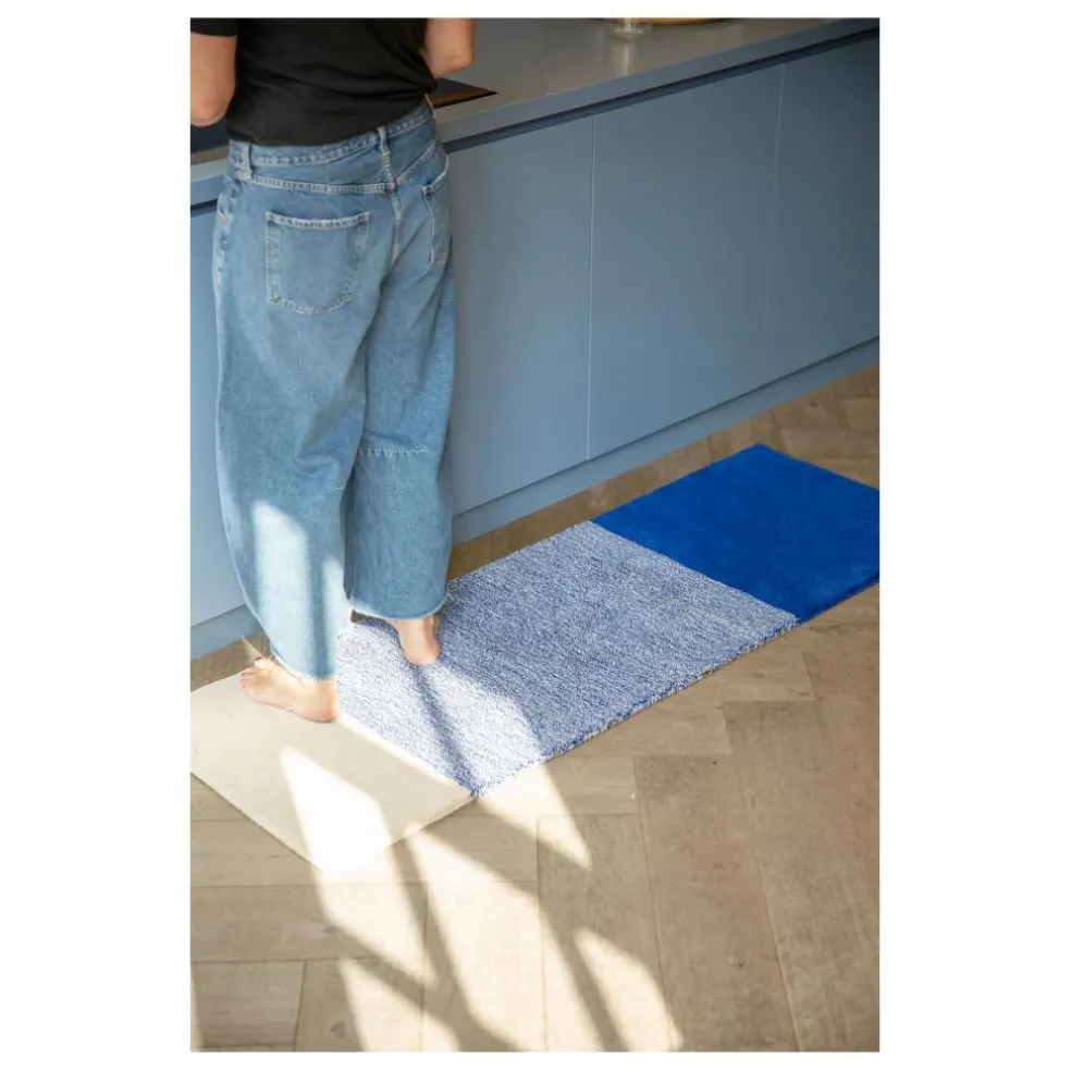 Tapis en laine | Bleu