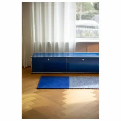 Tapis en laine | Bleu