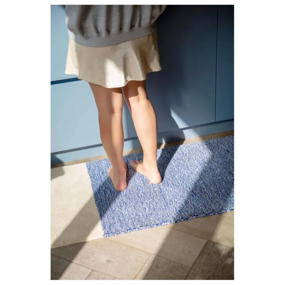 Tapis en laine | Bleu