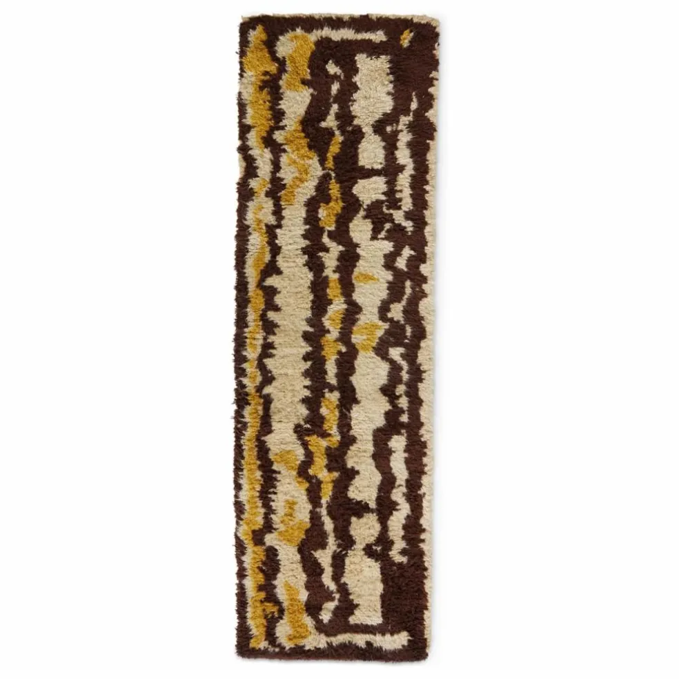 Tapis en laine | Marron