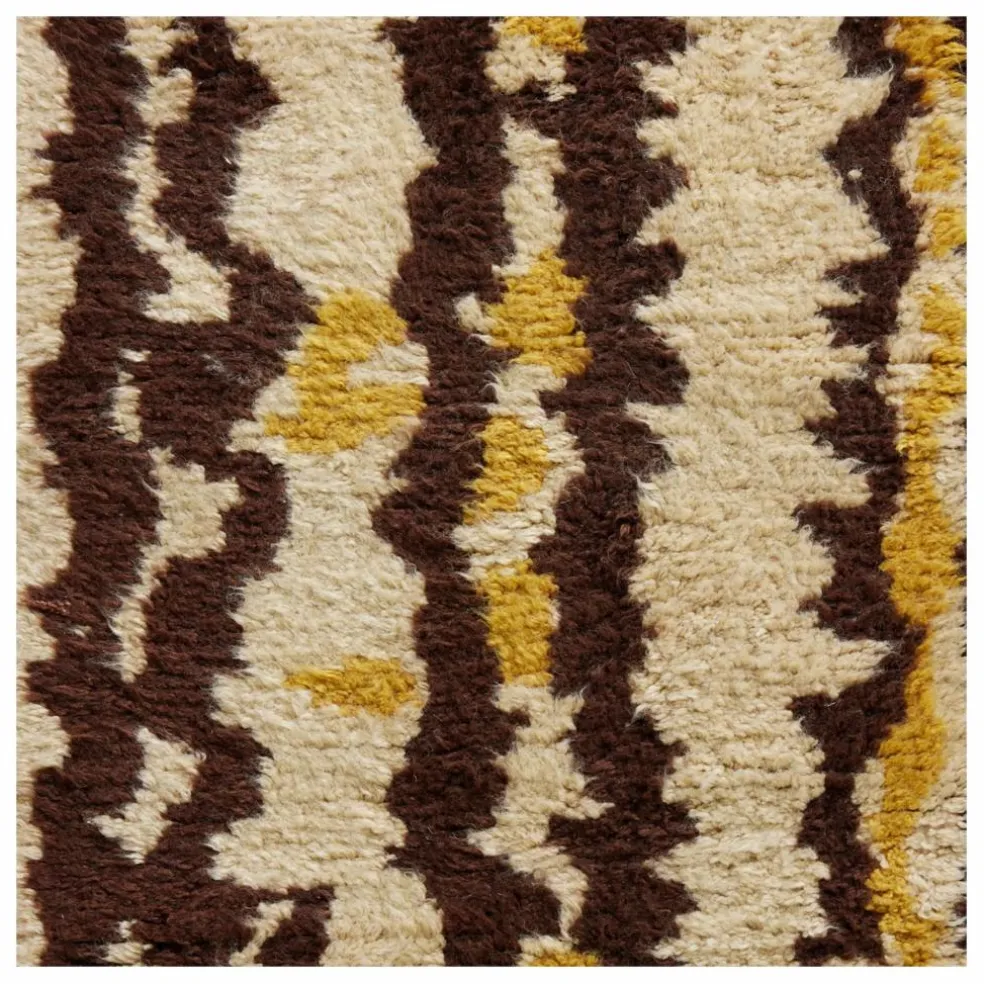 Tapis en laine | Marron