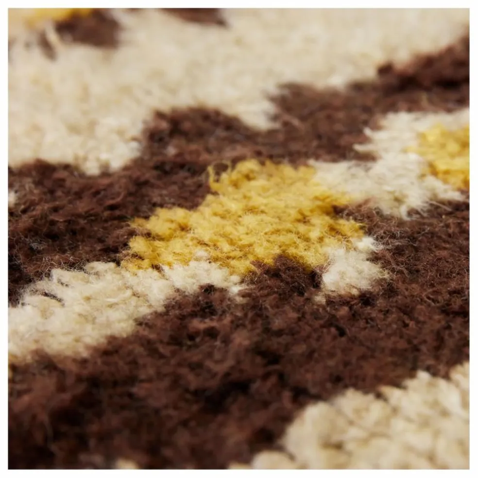 Tapis en laine | Marron