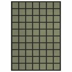 Tapis en laine Avenue | Vert olive