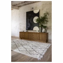 Tapis en laine Berber Soul | Ecru