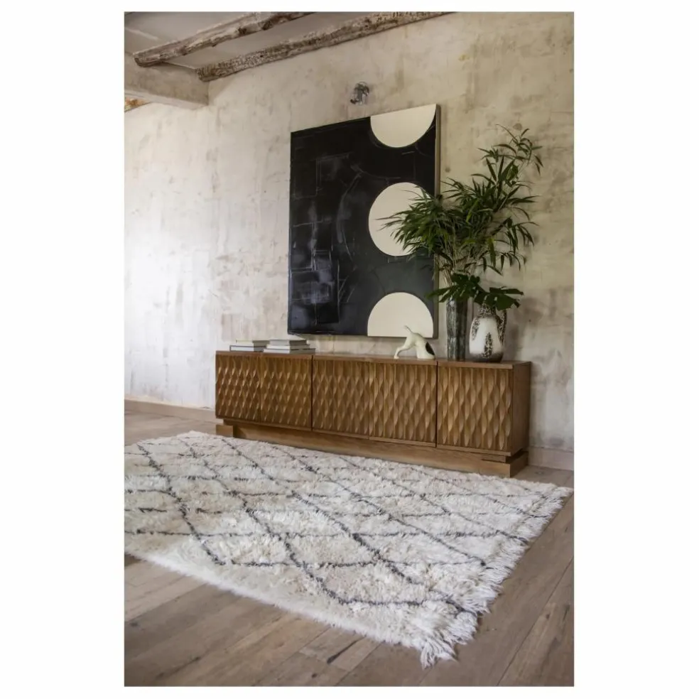 Tapis en laine Berber Soul | Ecru