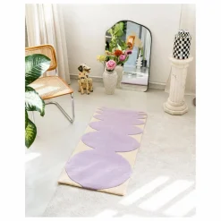 Tapis en laine Bouncy | Lilas