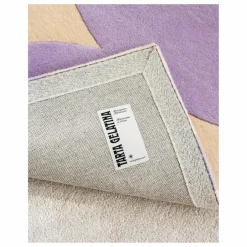 Tapis en laine Bouncy | Lilas