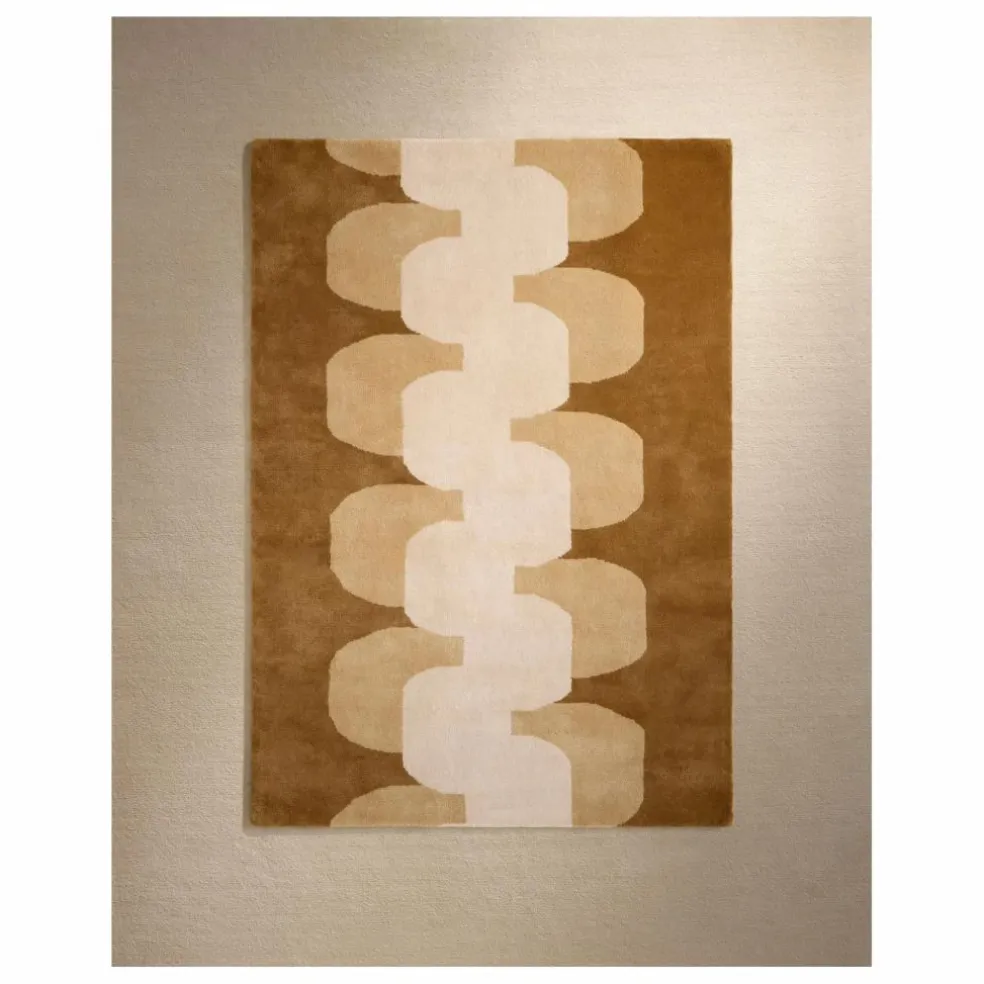 Tapis en laine Cadence | Ocre