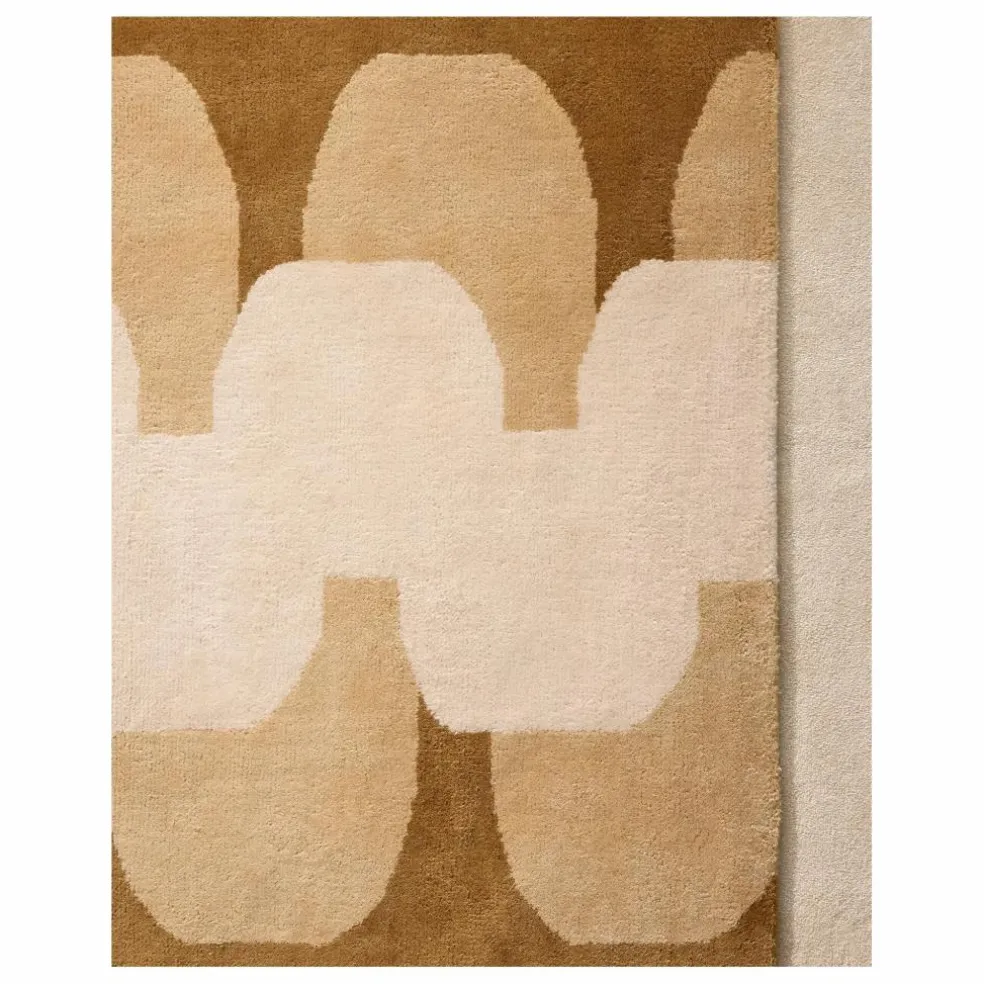 Tapis en laine Cadence | Ocre
