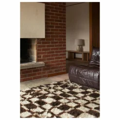 Tapis en laine Chestnut, Evelina Kroon | Marron
