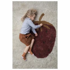 Tapis en laine Fruiticana fraise