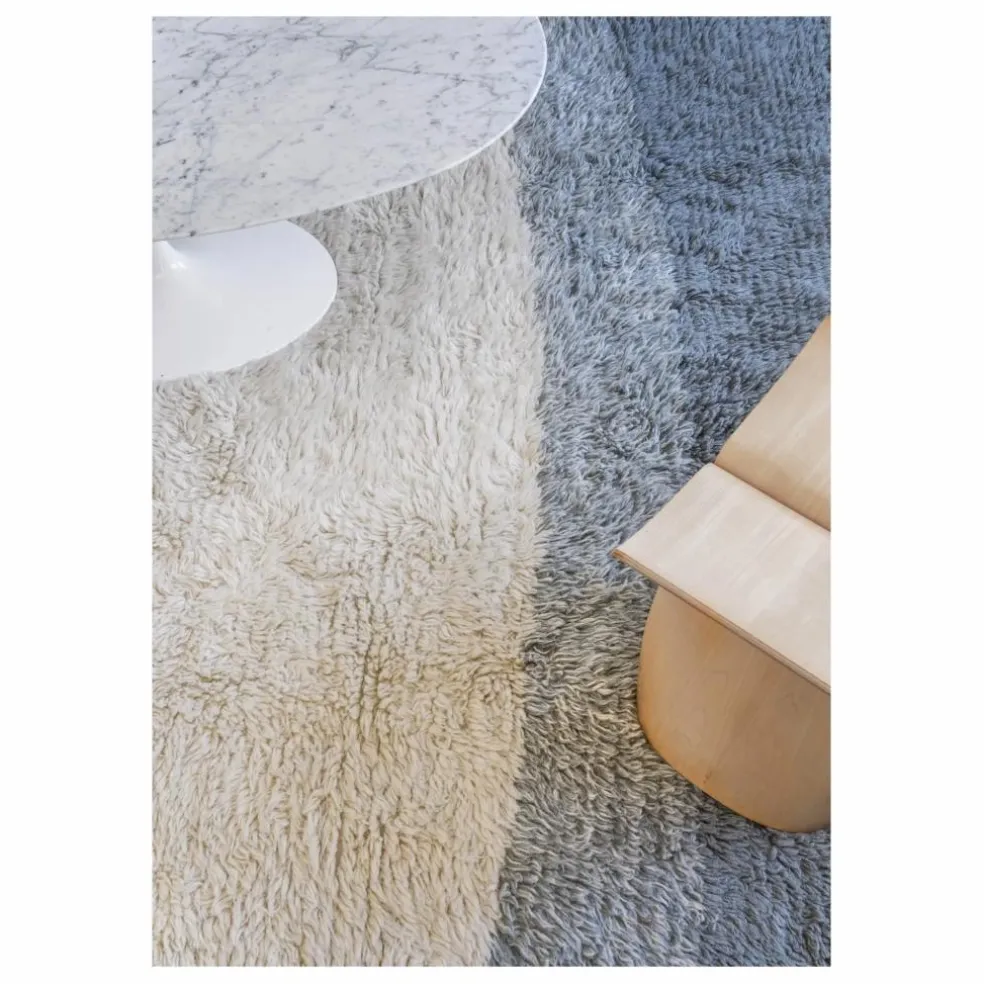 Tapis en laine Into the Blue | Bleu