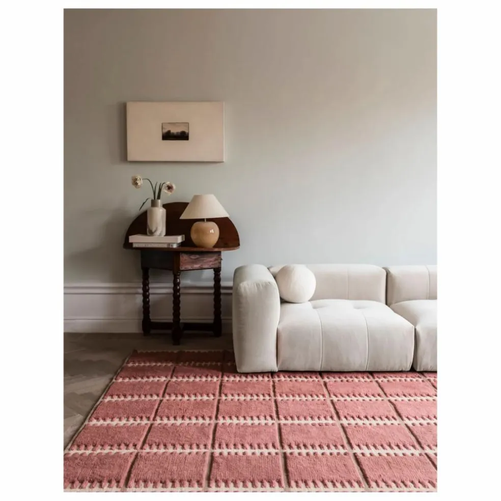 Tapis en Laine Lilly | Rose