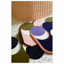 Tapis en laine Nymphe | Rose