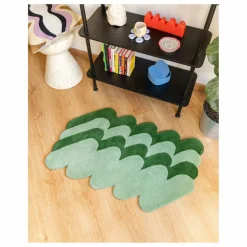 Tapis en laine Pasto | Vert