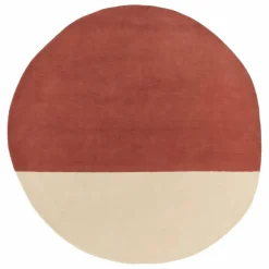 Tapis en laine Pearls | Brique