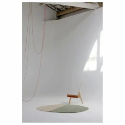 Tapis en laine Pearls | Vert