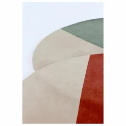 Tapis en laine Pearls | Vert