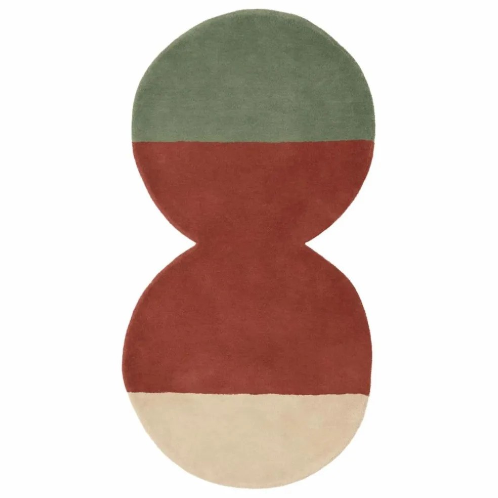 Tapis en laine Pearls Runner 2 | Rouge