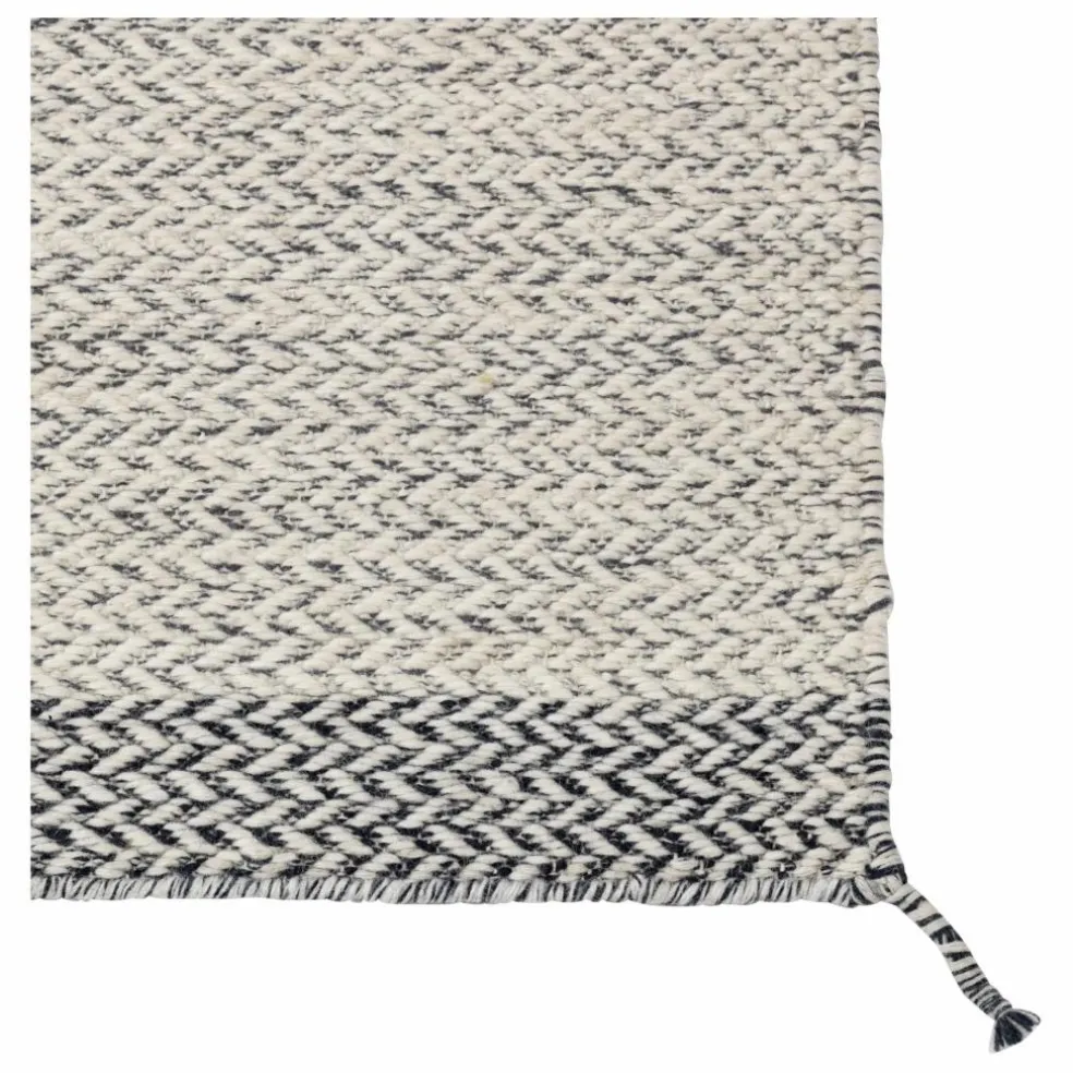 Tapis en laine Ply | Ivoire