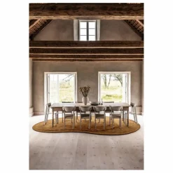 Tapis en Laine Residue | Ocre