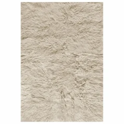 Tapis en laine Shaggy | Beige
