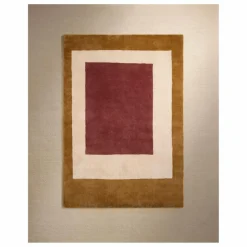 Tapis en laine Séquence | Ocre