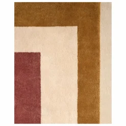 Tapis en laine Séquence | Ocre