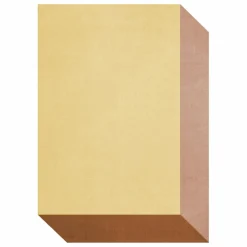 Tapis en laine Teklan Box, Tekla Evelina Severin | Jaune
