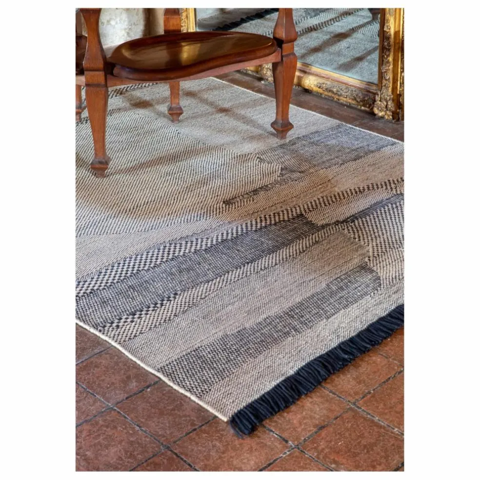 Tapis en laine Wasabi | Beige