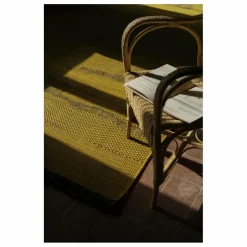 Tapis en laine Wasabi | Jaune moutarde