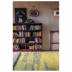 Tapis en laine Wasabi | Jaune moutarde