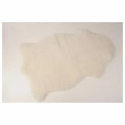 Tapis en peau d'agneau Mimosa 90-100cm | Blanc