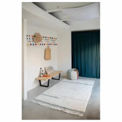 Tapis Lanes | Bleu gris