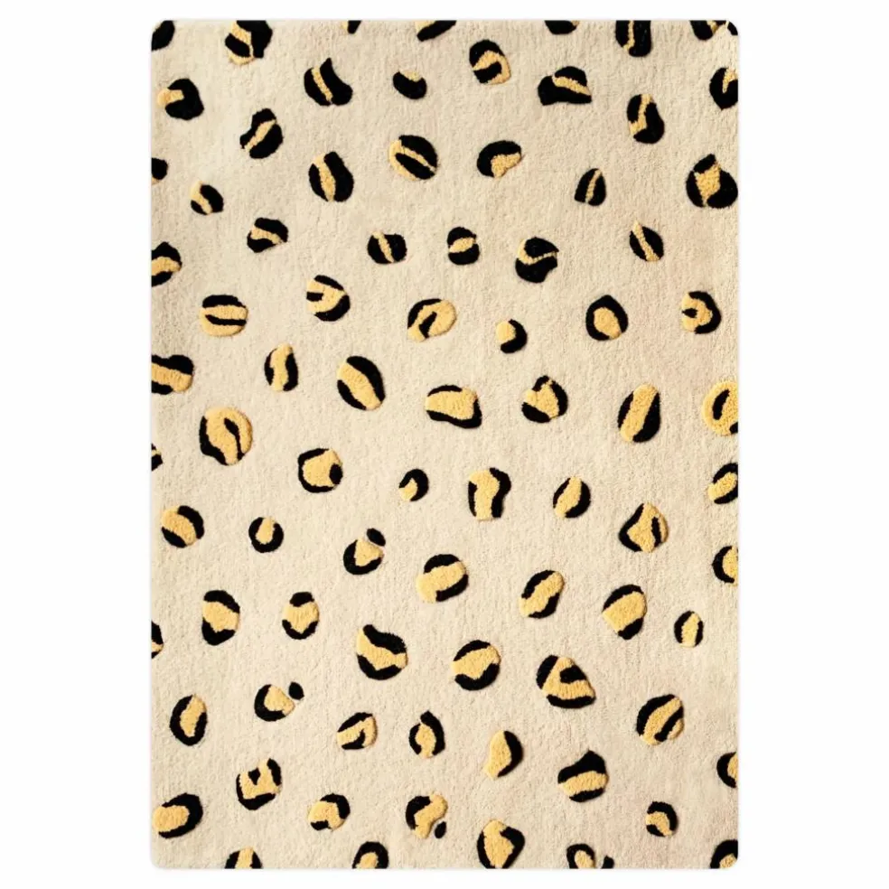 Tapis Léopard en laine