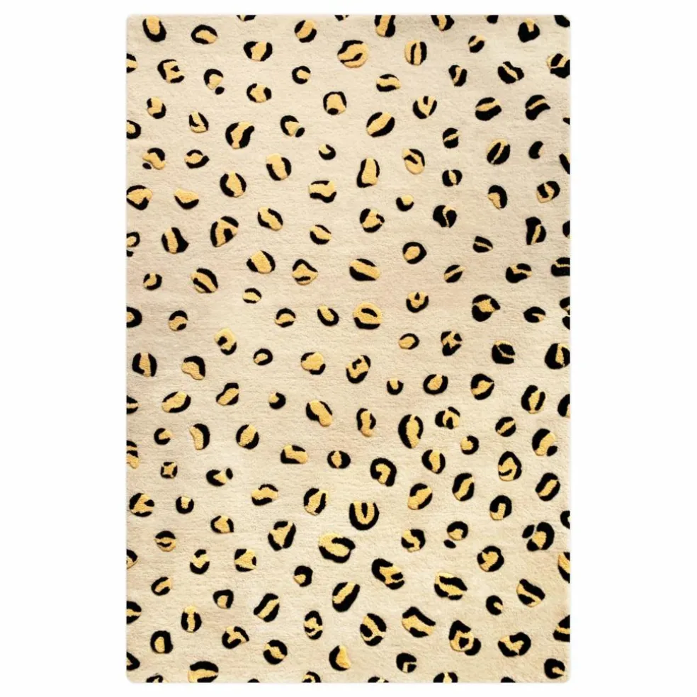 Tapis Léopard en laine