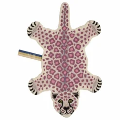 Tapis léopard Lilly | Lilas