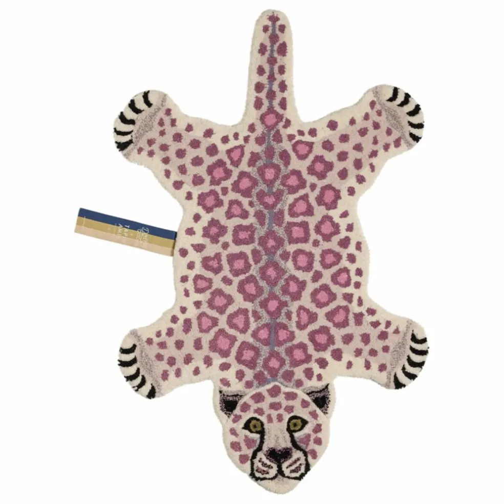 Tapis léopard Lilly | Lilas