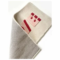 Tapis Love en laine | Rose