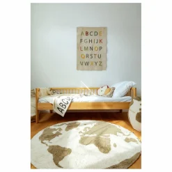 Tapis Monde | Vert kaki