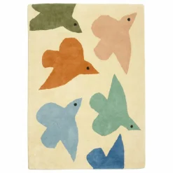 Tapis Oiseaux | Bleu