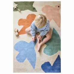 Tapis Oiseaux | Bleu