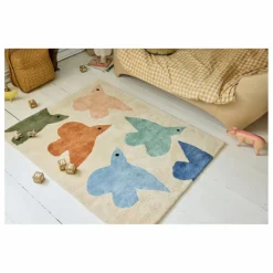 Tapis Oiseaux | Bleu