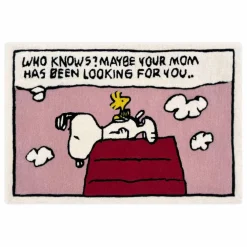 Tapis Peanuts Comic | Rose