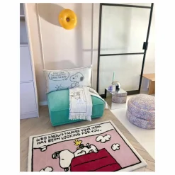 Tapis Peanuts Comic | Rose
